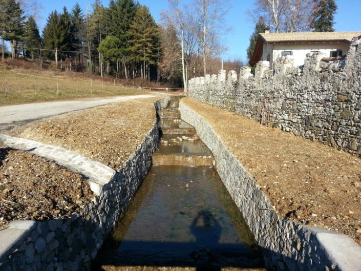 Parte di monte dell Torrente Lavia a Moruzzo