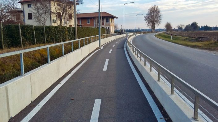 Tratto urbano della pista